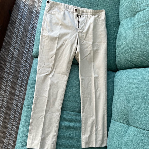 Sid Mashburn Tex Sport Trouser in Stone AP all purpose twill. - Picture 3 of 10